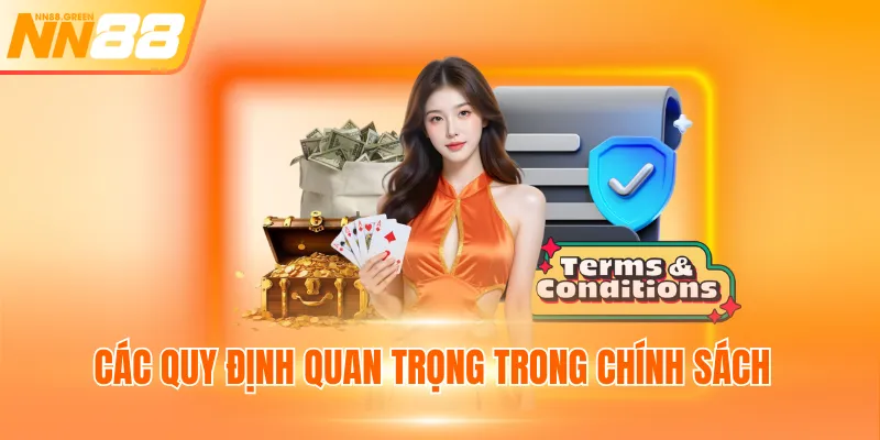 Các quy định quan trọng trong chính sách