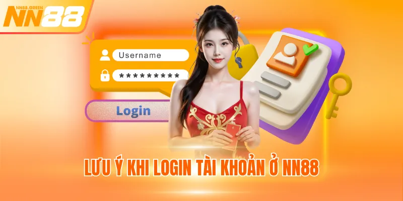 Lưu ý khi login tài khoản ở NN88